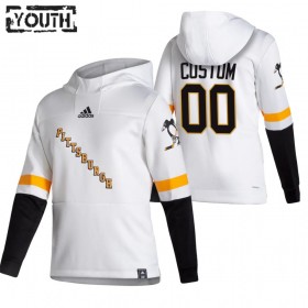 Kinder Pittsburgh Penguins Custom 2020-21 Reverse Retro Pullover Hooded Sweatshirt